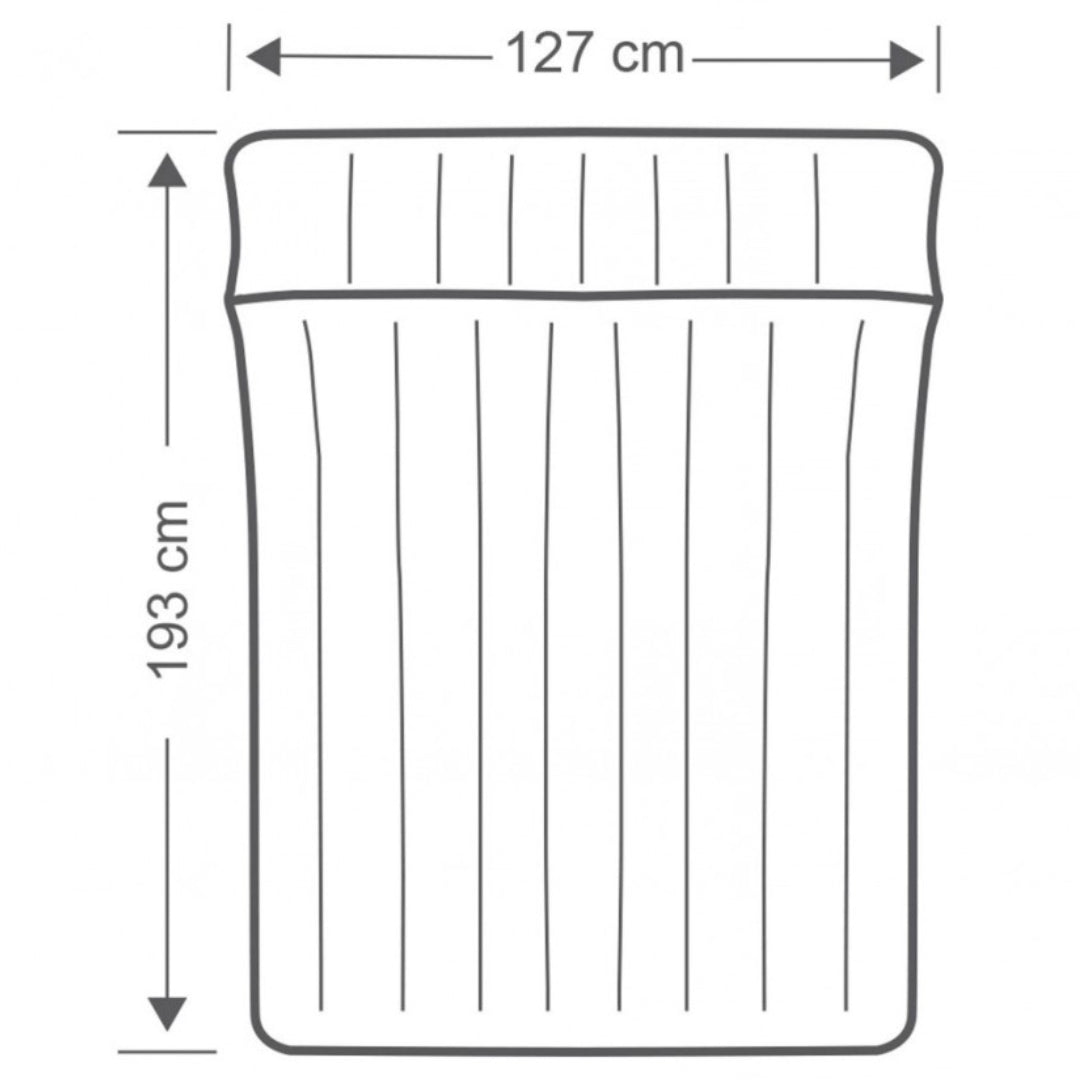 Colchón Inflable Camping Doble INTEX Talla L 127x193x24 cm