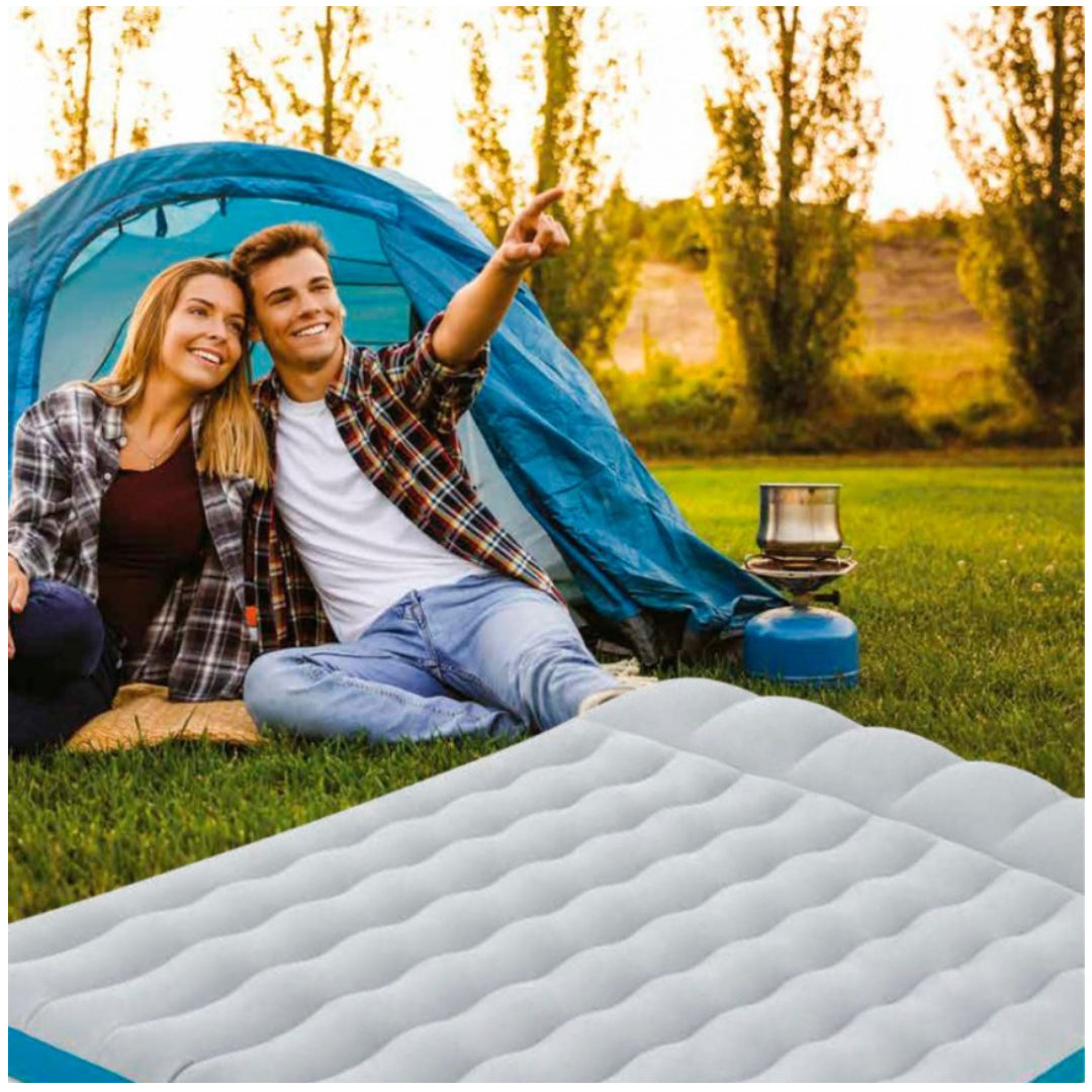 Colchón Inflable Camping Doble INTEX Talla L 127x193x24 cm