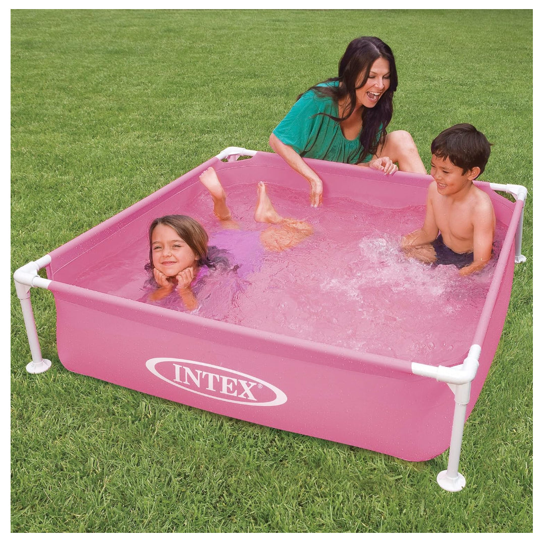 Piscina Estructural INTEX Mini Small Frame 1.22x30cm, 337L Rosada