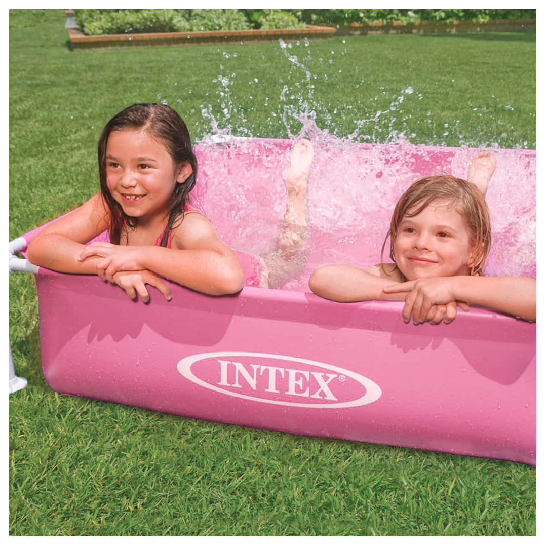 Piscina Estructural INTEX Mini Small Frame 122x30cm, 342L Rosada