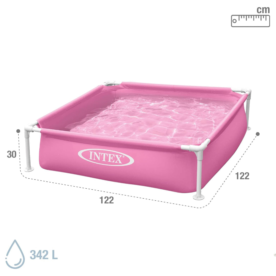 Piscina Estructural INTEX Mini Small Frame 122x30cm, 342L Rosada
