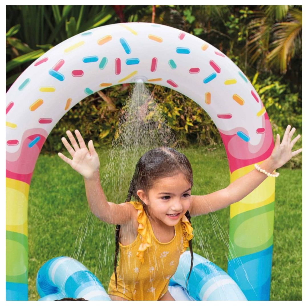 Piscina Centro de Juegos INTEX Candy Fun con Tobogán