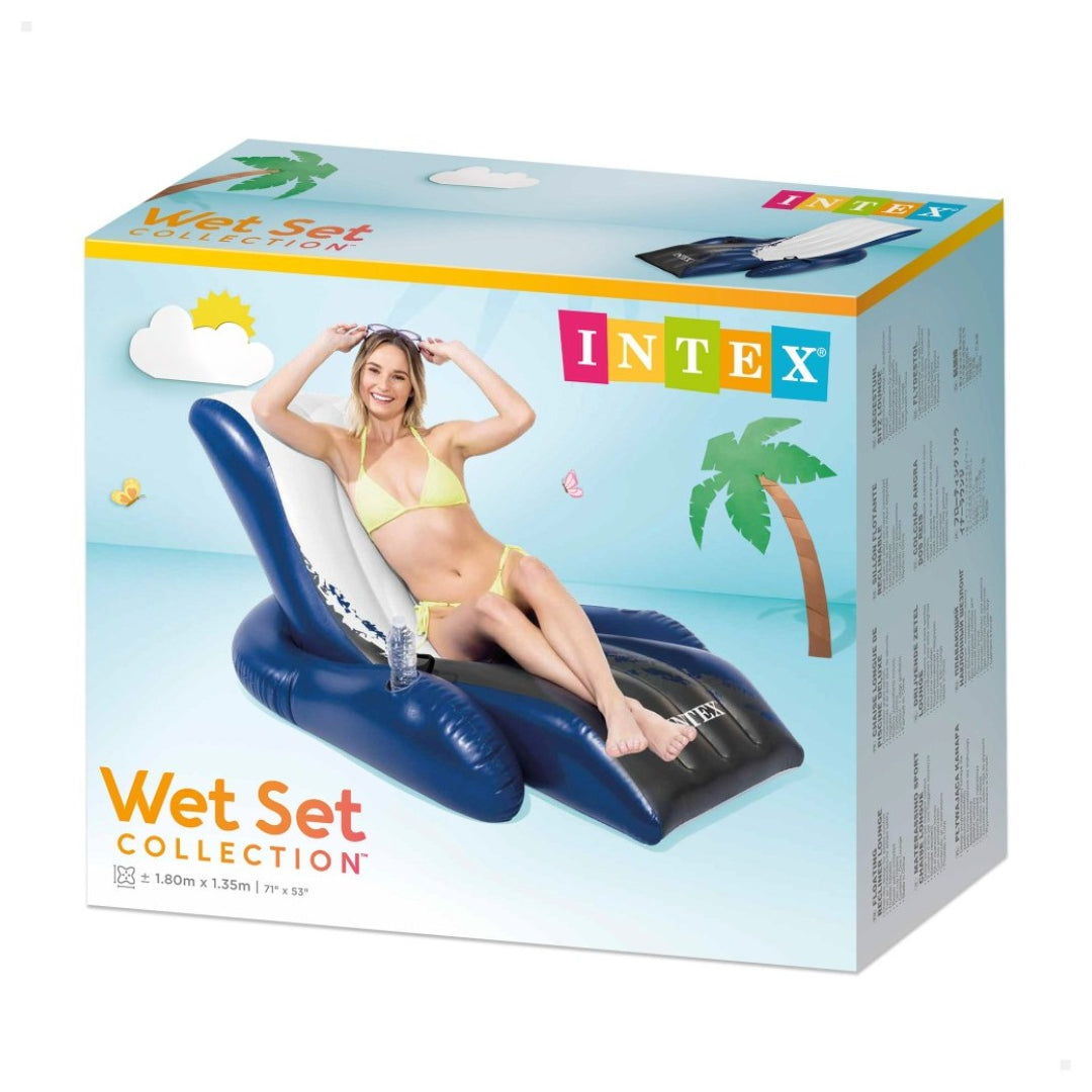 Flotador Sillón Inflable INTEX River Run 180x135 cm