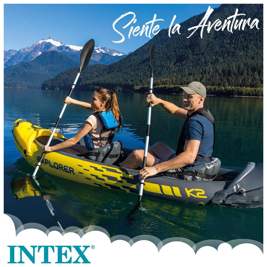 Kayak Inflable INTEX Explorer K2 para 2 Personas