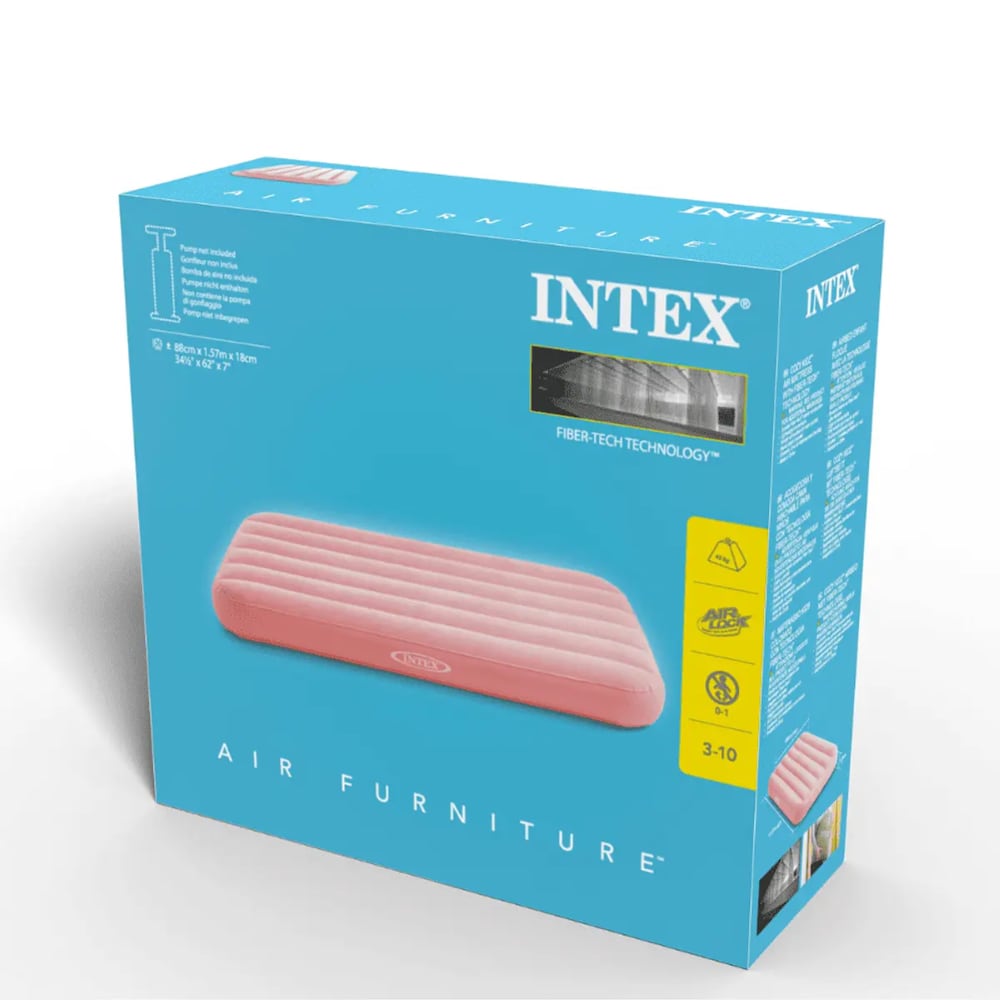 Colchón Inflable Infantil INTEX Cozy Kidz Airbeds 157x88x17 cm