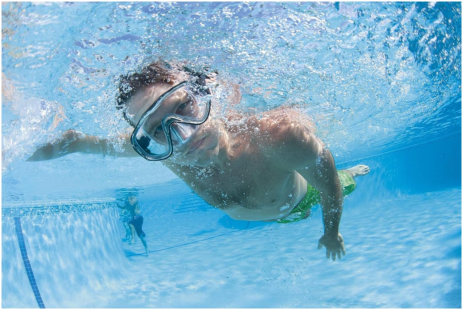 Máscara de Buceo Bestway Hydro-Swim Blue Devil 14+