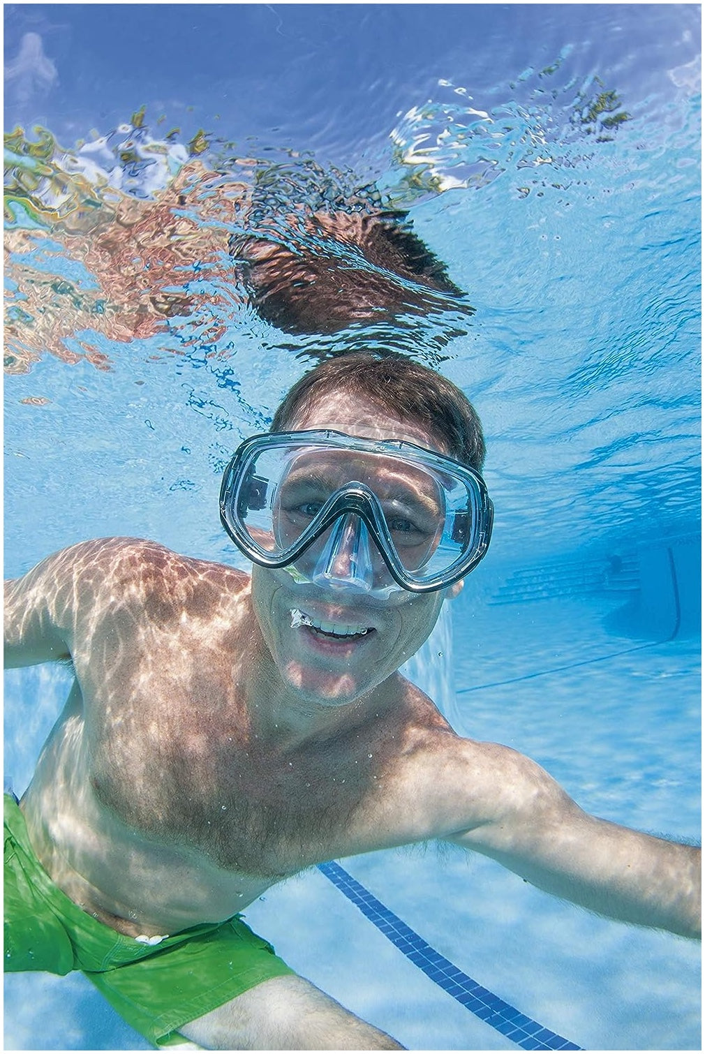 Máscara de Buceo Bestway Hydro-Swim Blue Devil 14+