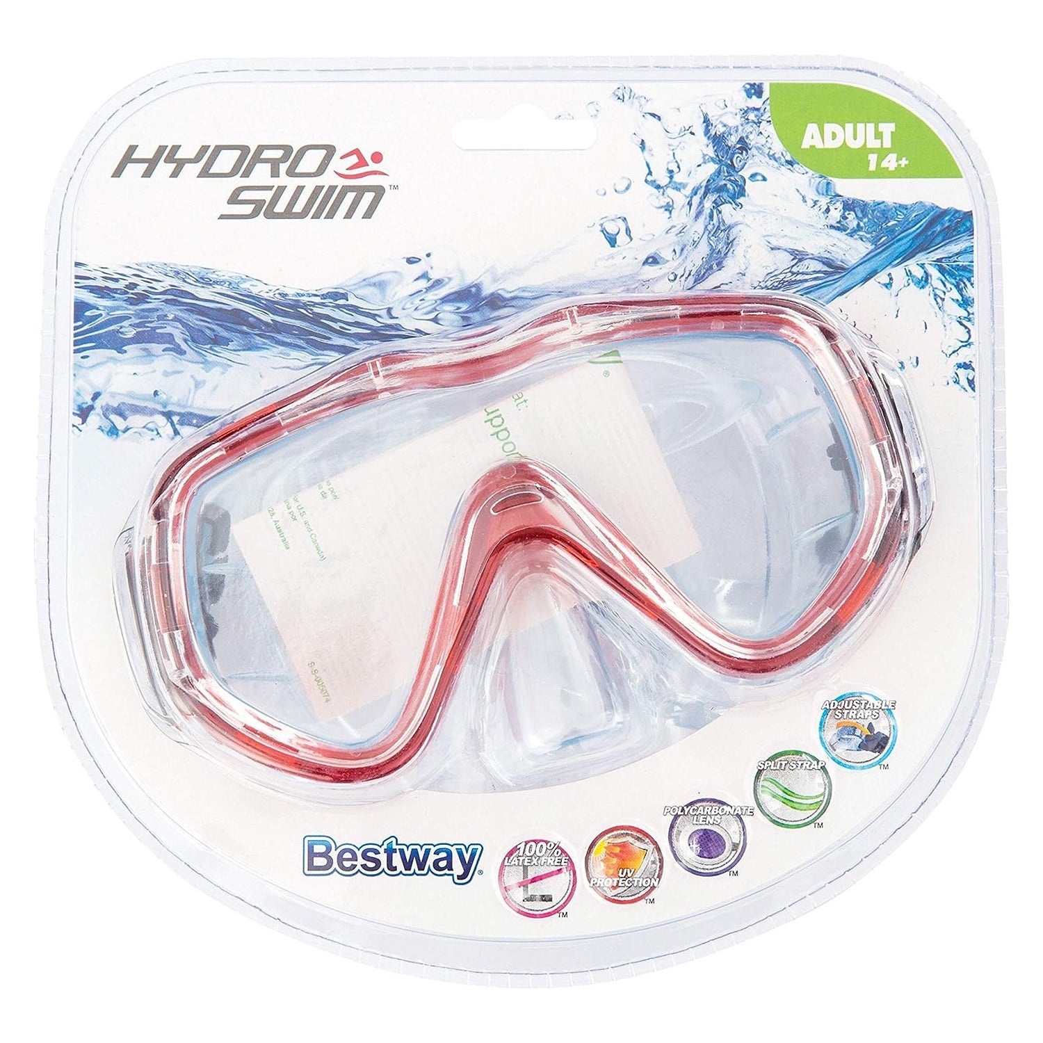 Máscara de Buceo Bestway Hydro-Swim Blue Devil 14+