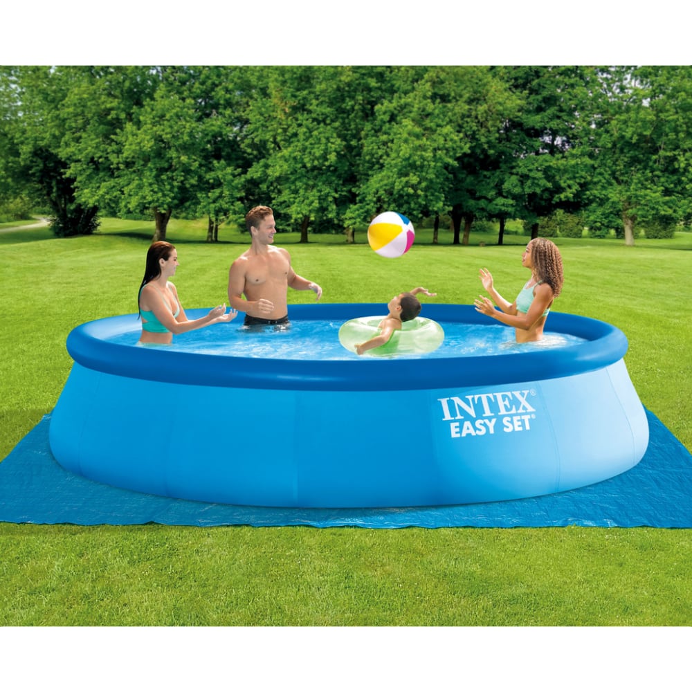 Piscina Inflable INTEX Easy Set 457 x 107 cm, 12.430L, con Bomba de Filtro