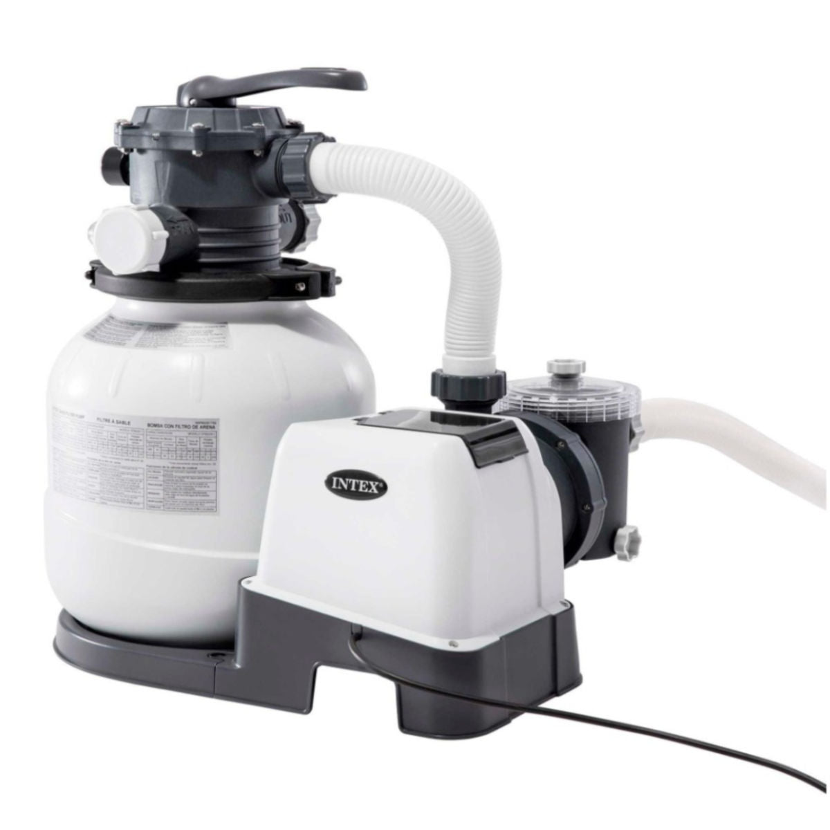 Piscina Estructural Ultra XTR Frame INTEX 610 x 122 cm, 30.079L, con Bomba de Arena, Escalera, Cobertor y Tapiz