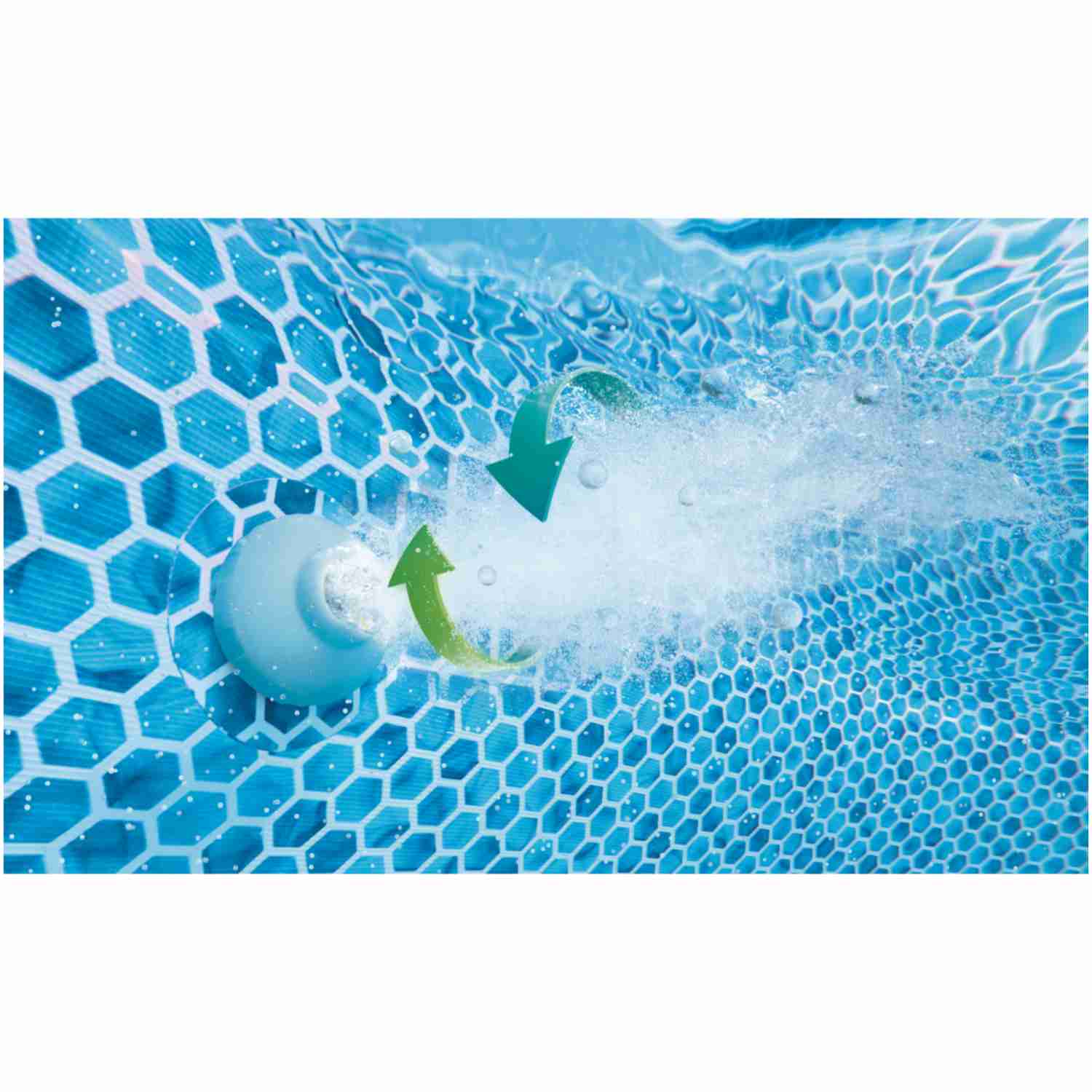 Piscina Estructural Rectangular INTEX Prism Frame 3m x 1.75m x 80cm, 3.539L, con Bomba y Escalera
