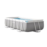 Piscina Estructural Rectangular INTEX Prism Frame 3m x 1.75m x 80cm, 3.539L, con Bomba y Escalera