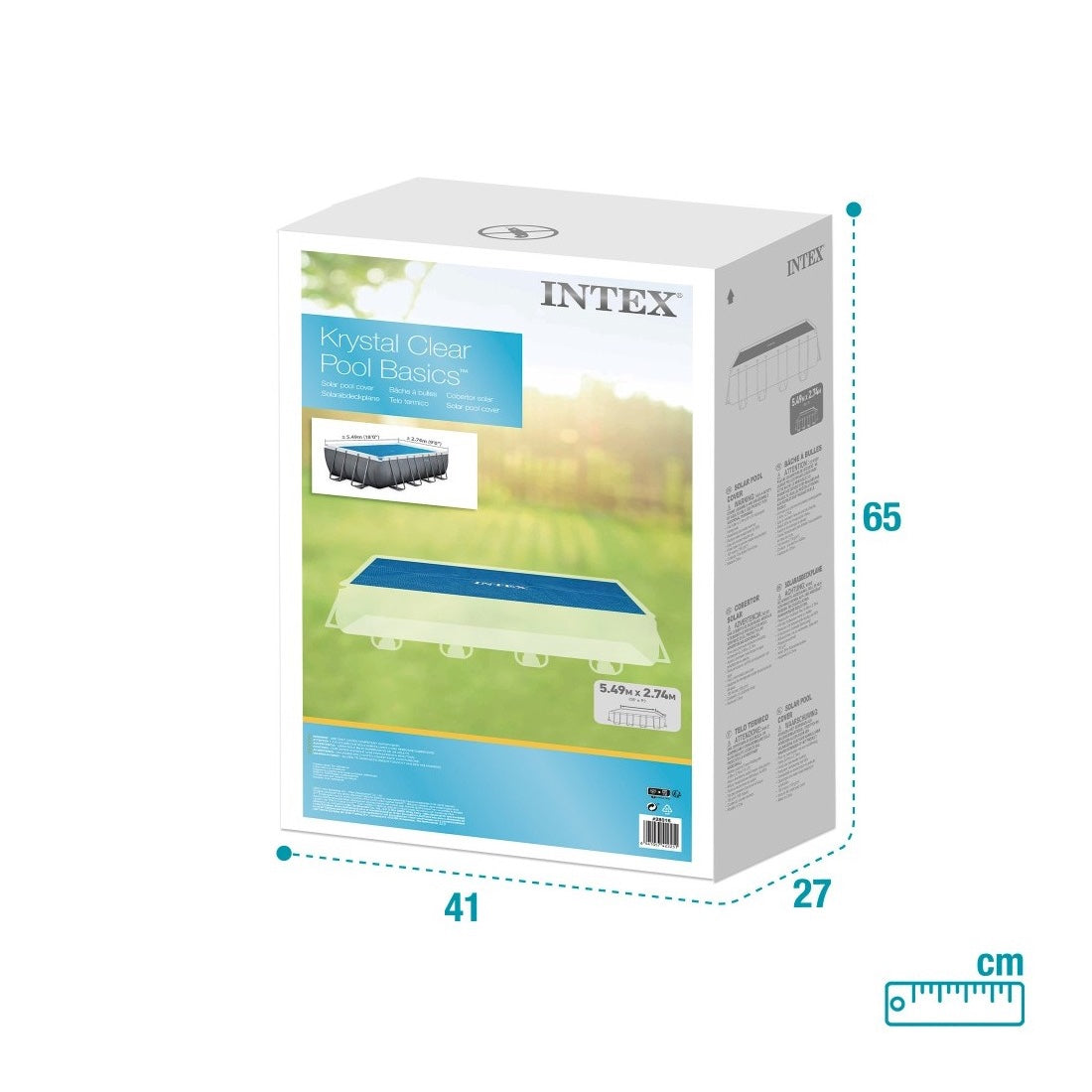 Cobertor Solar Piscina INTEX 5.49 x 2.74m