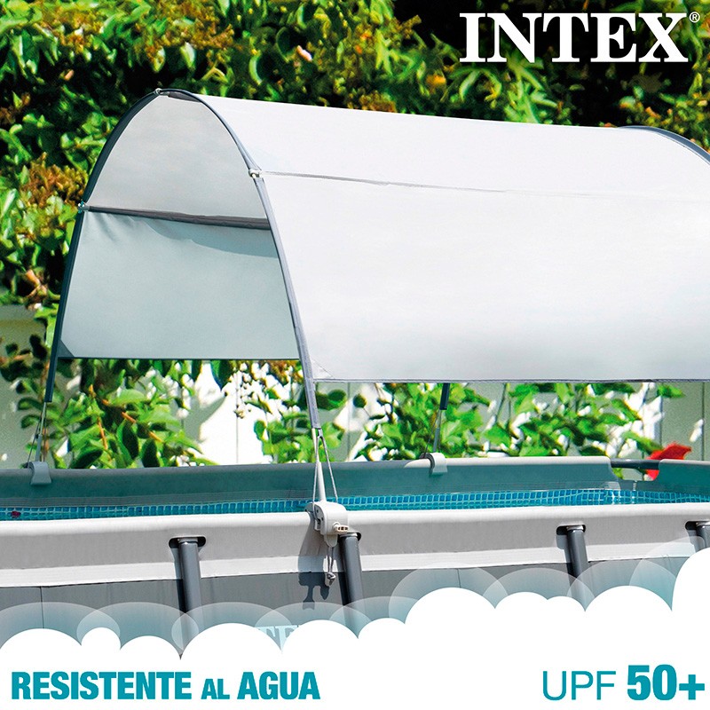 Toldo Parasol para Piscina Estructural Rectangular INTEX