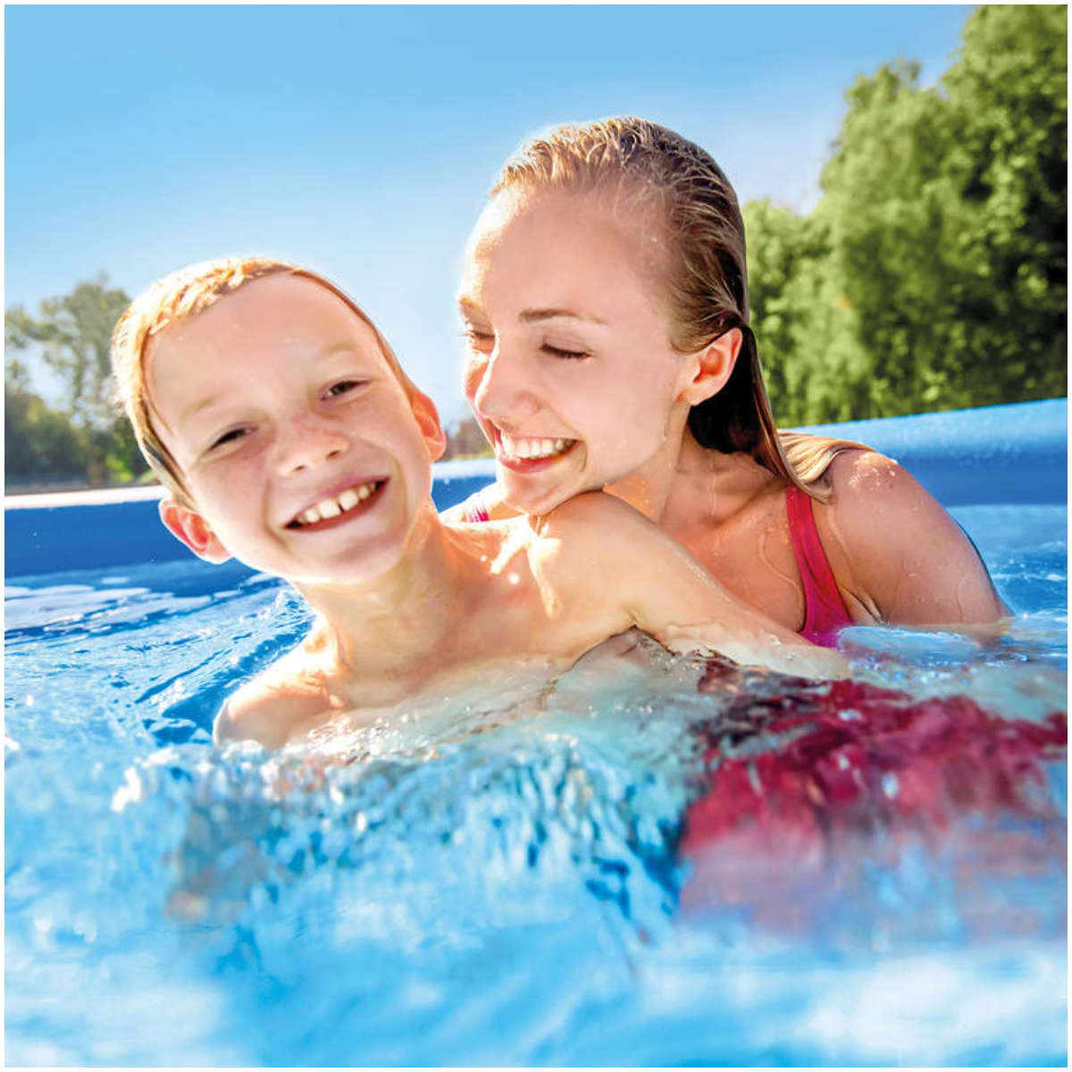 Piscina Fast Set Redonda INTEX 396 x 84 cm, 7.290 Litros, con Bomba de Filtro