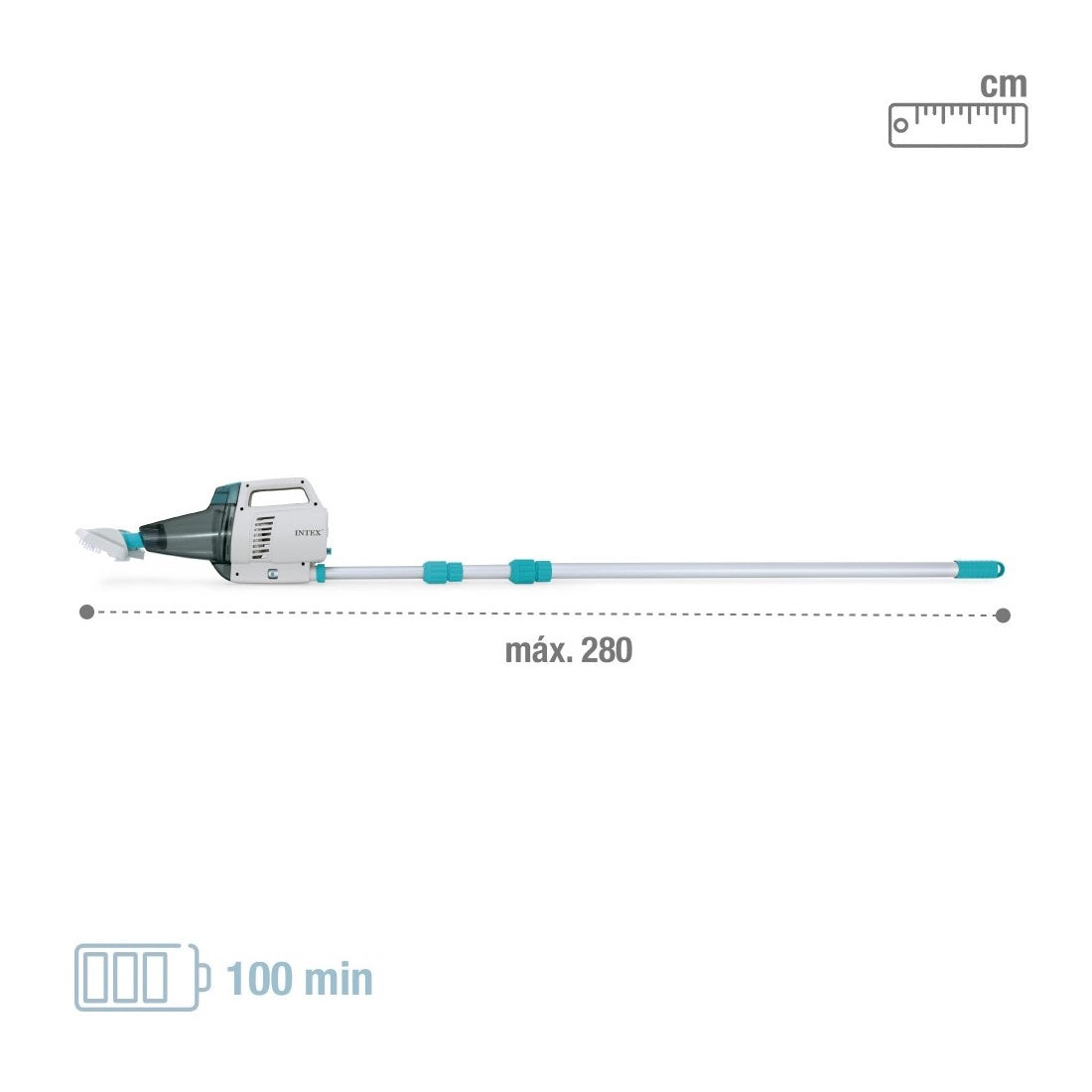 Aspirador de Piscina Manual Recargable INTEX ZR200
