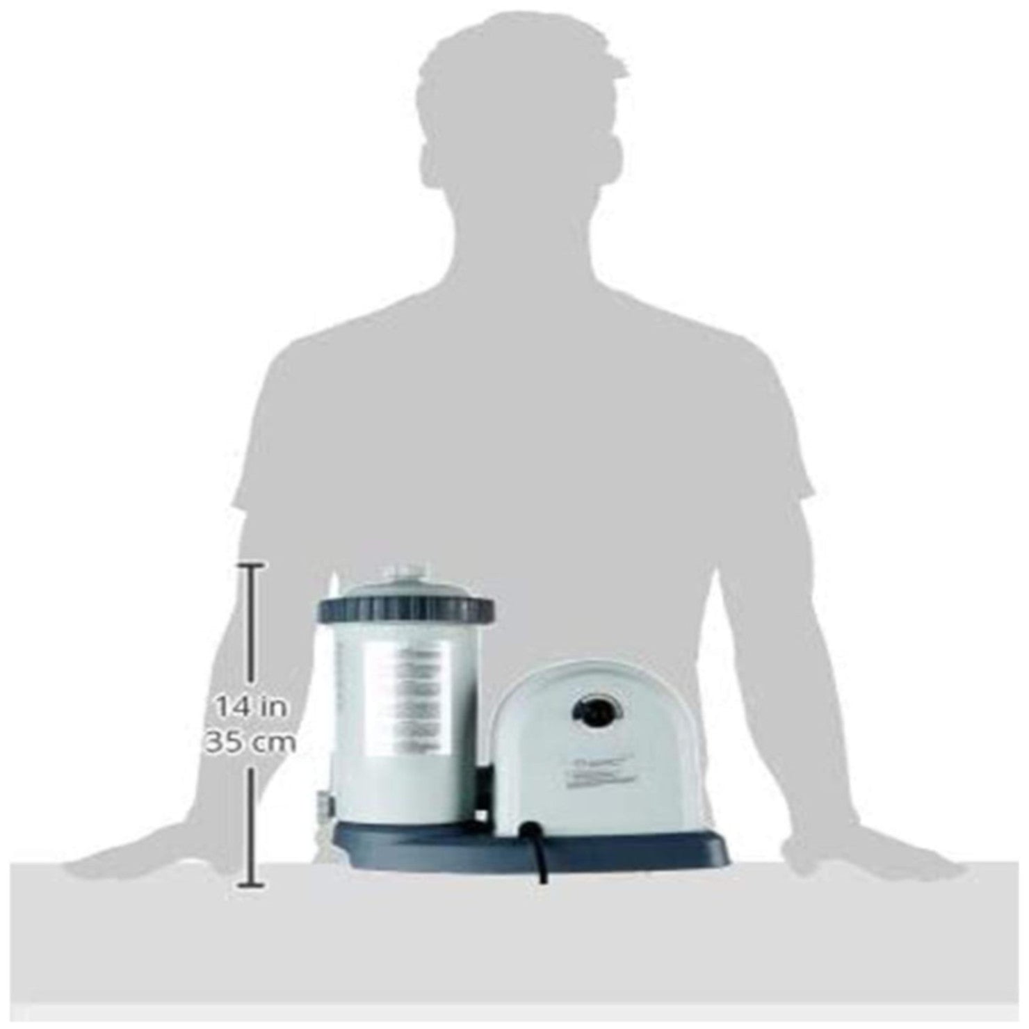 Bomba de Filtro INTEX C1500, 5.678 Litros/Hora con Filtro Tipo A