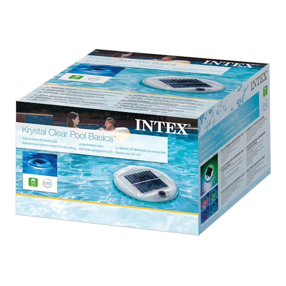 Luz LED Flotante con Carga Solar INTEX para Piscina Estructural