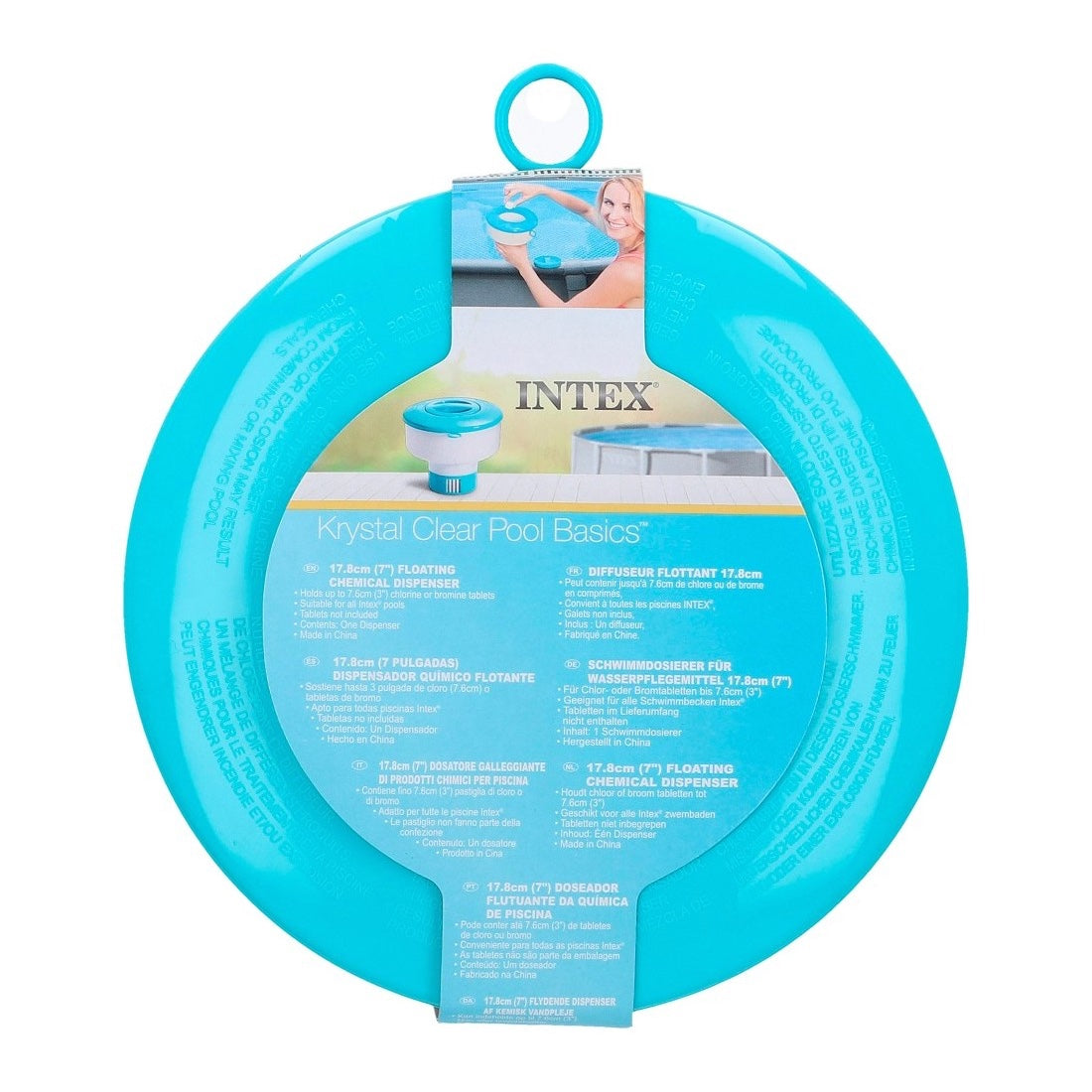 Dispensador de Cloro Flotante 12.7cm INTEX para Piscina