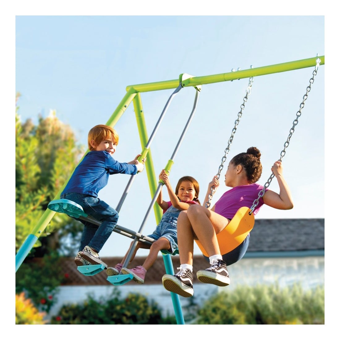 Columpio Jardín Con Balancín INTEX Multicolor