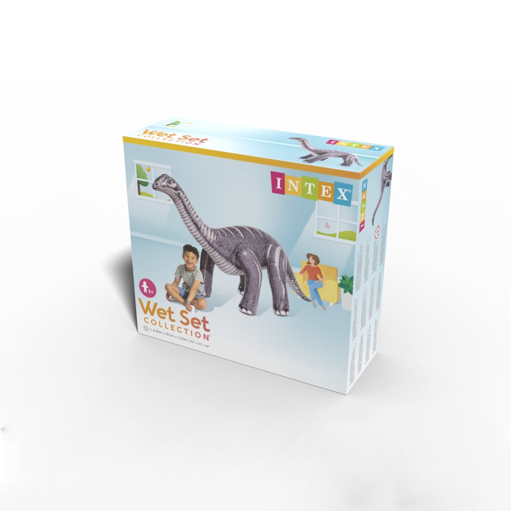 Dinosaurio Inflable INTEX Jurassic Dino Pals para Niños 3 Años+