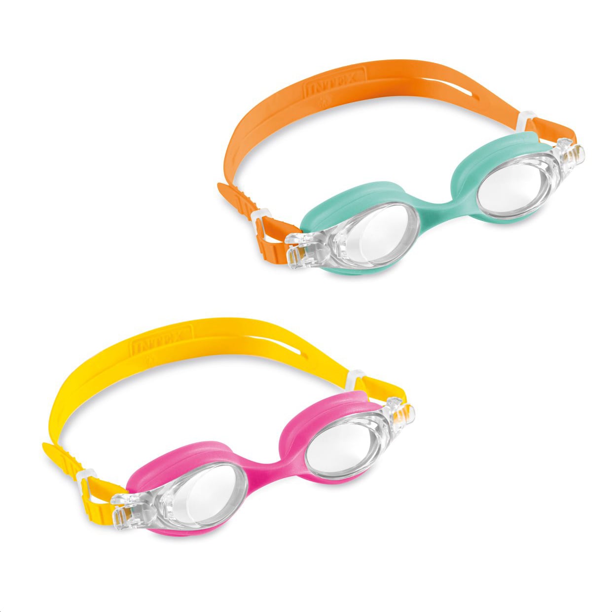 Set de Lentes de Natación Kids INTEX 3 a 8 Años Multicolor