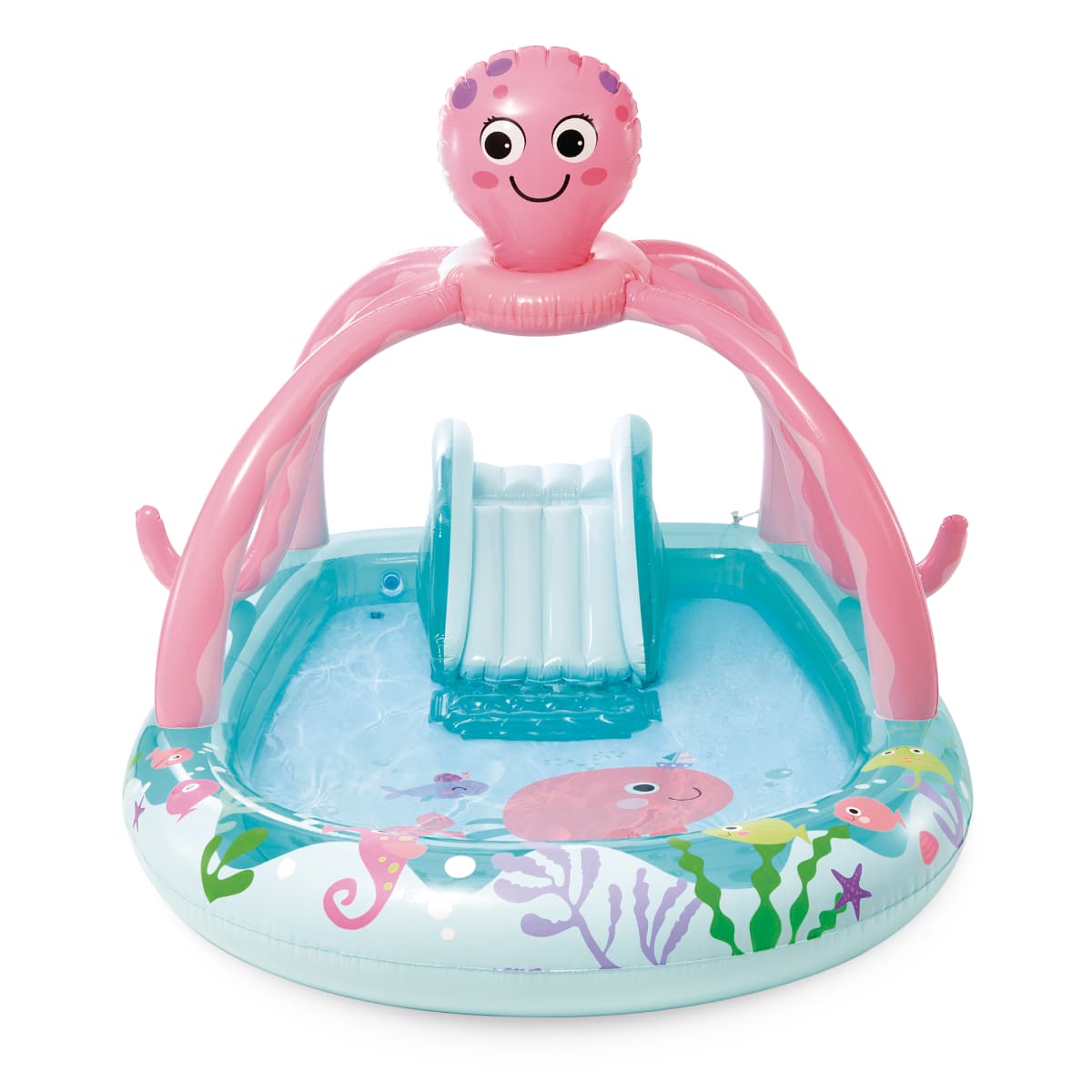 Piscina Centro de Juegos con Aspersor INTEX Friendly Octopus