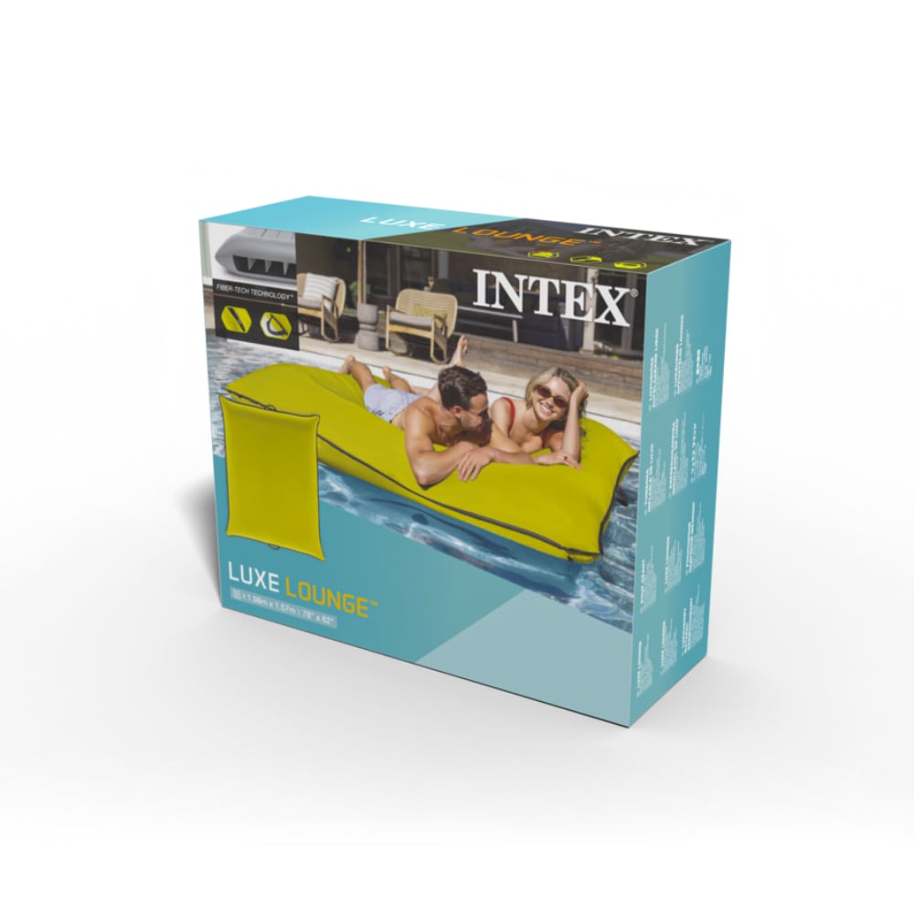 Colchoneta Inflable INTEX Luxe Lounge 198 x 157 cm