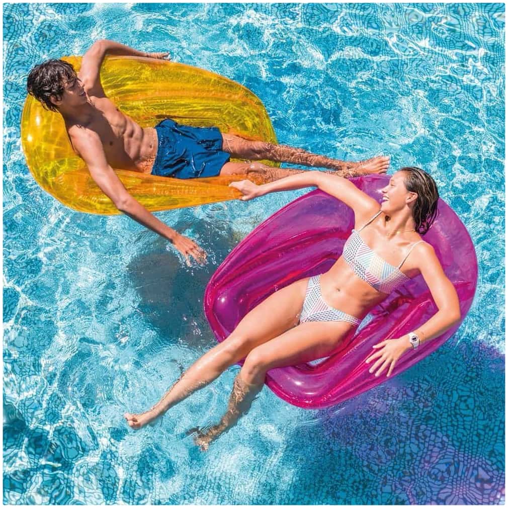 Flotador Sillón Inflable INTEX Transparent Lounges