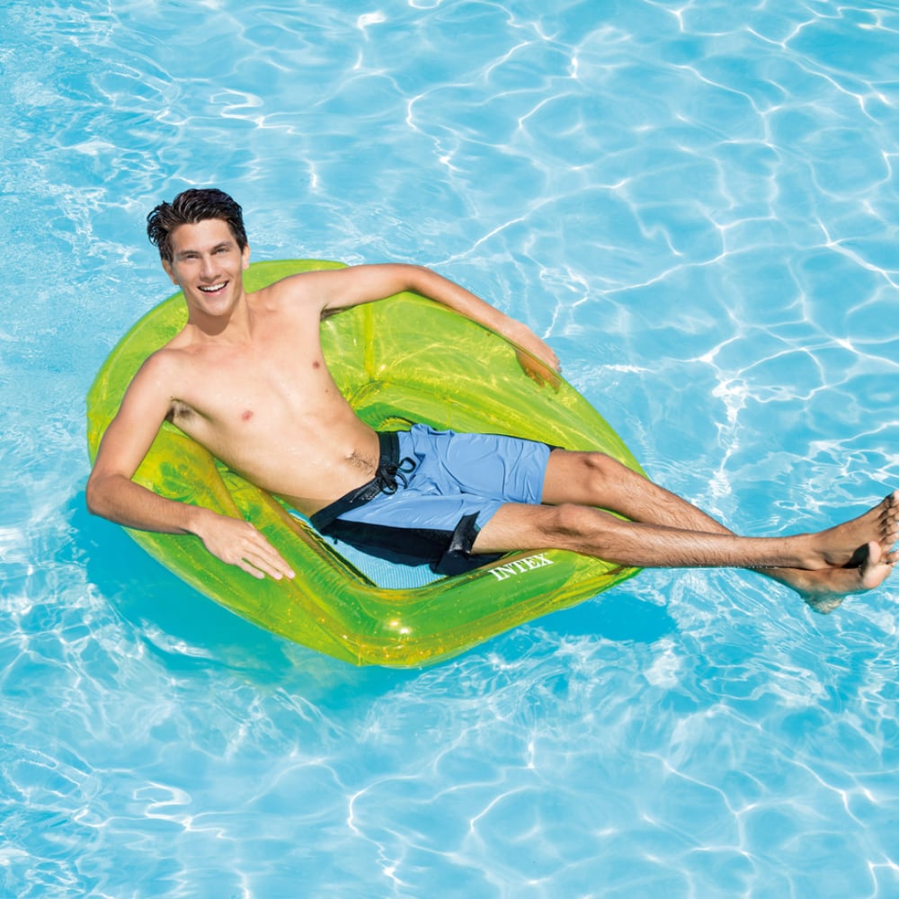 Flotador Sillón Inflable INTEX Transparent Lounges