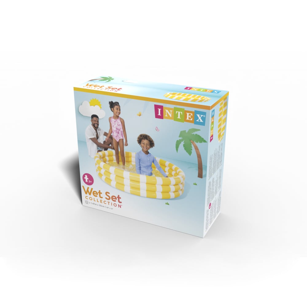 Piscina Inflable INTEX Zesty Lemon 147 x 33 cm, 330L