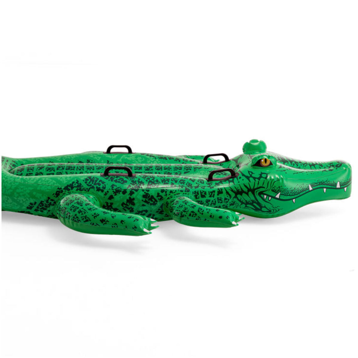 Flotador Inflable Montable INTEX Cocodrilo con 4 Asas, 203 X 114 Cm
