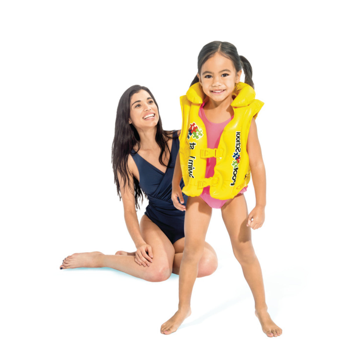 Chaleco Natación Inflable para Niños INTEX Pool and School