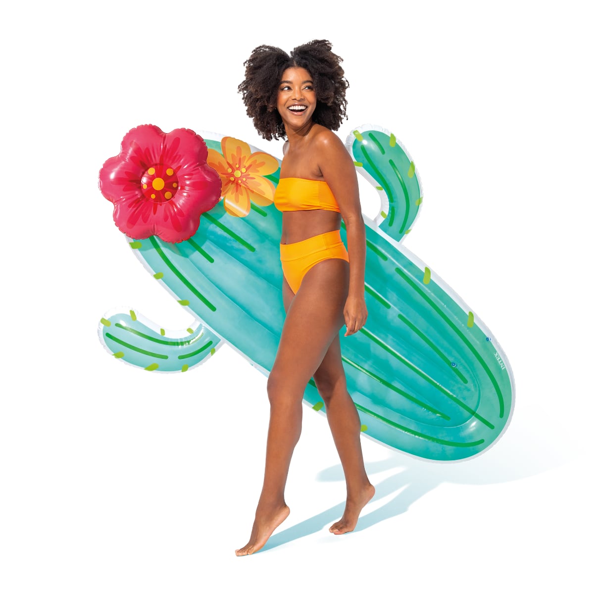 Colchoneta Inflable INTEX Cactus 180x130x28 cm