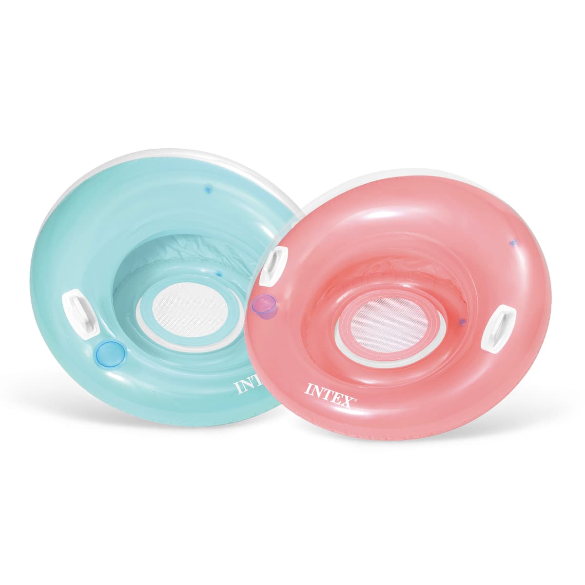 Flotador Sillón Inflable INTEX Sit'N Float Transparente 119cm