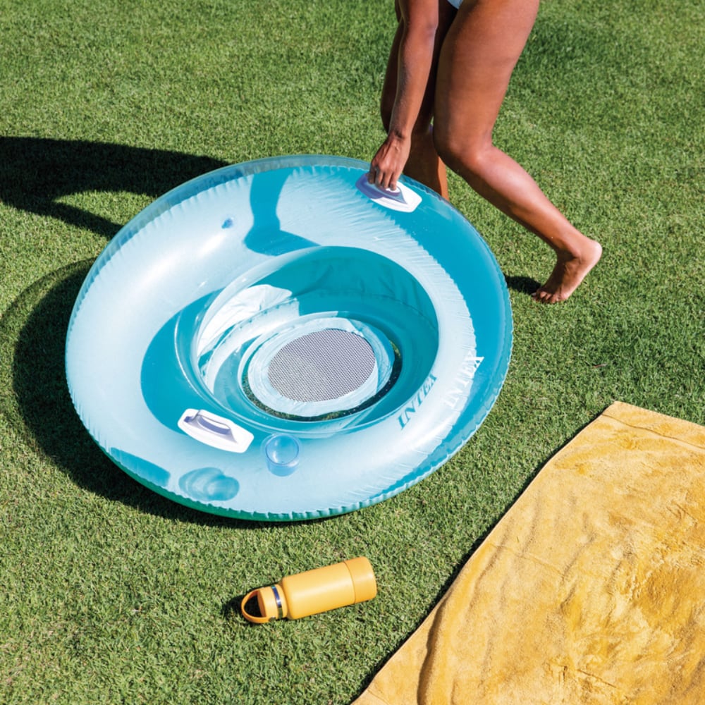 Flotador Sillón Inflable INTEX Sit'N Float Transparente 119cm