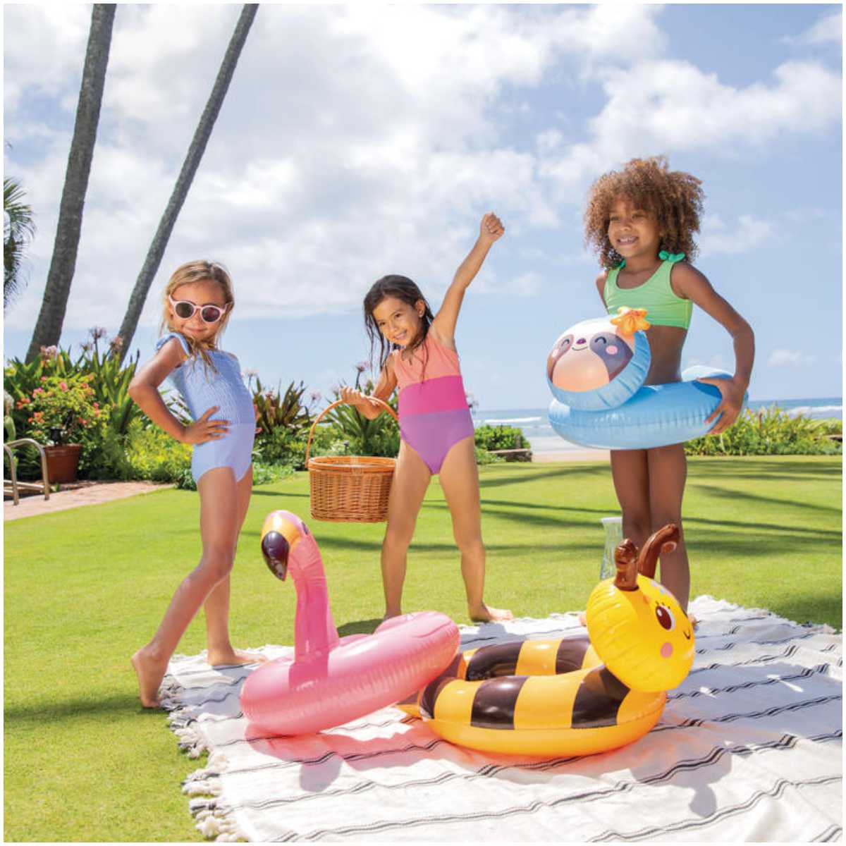 Flotador Inflable Anillo INTEX Animal Split Rings