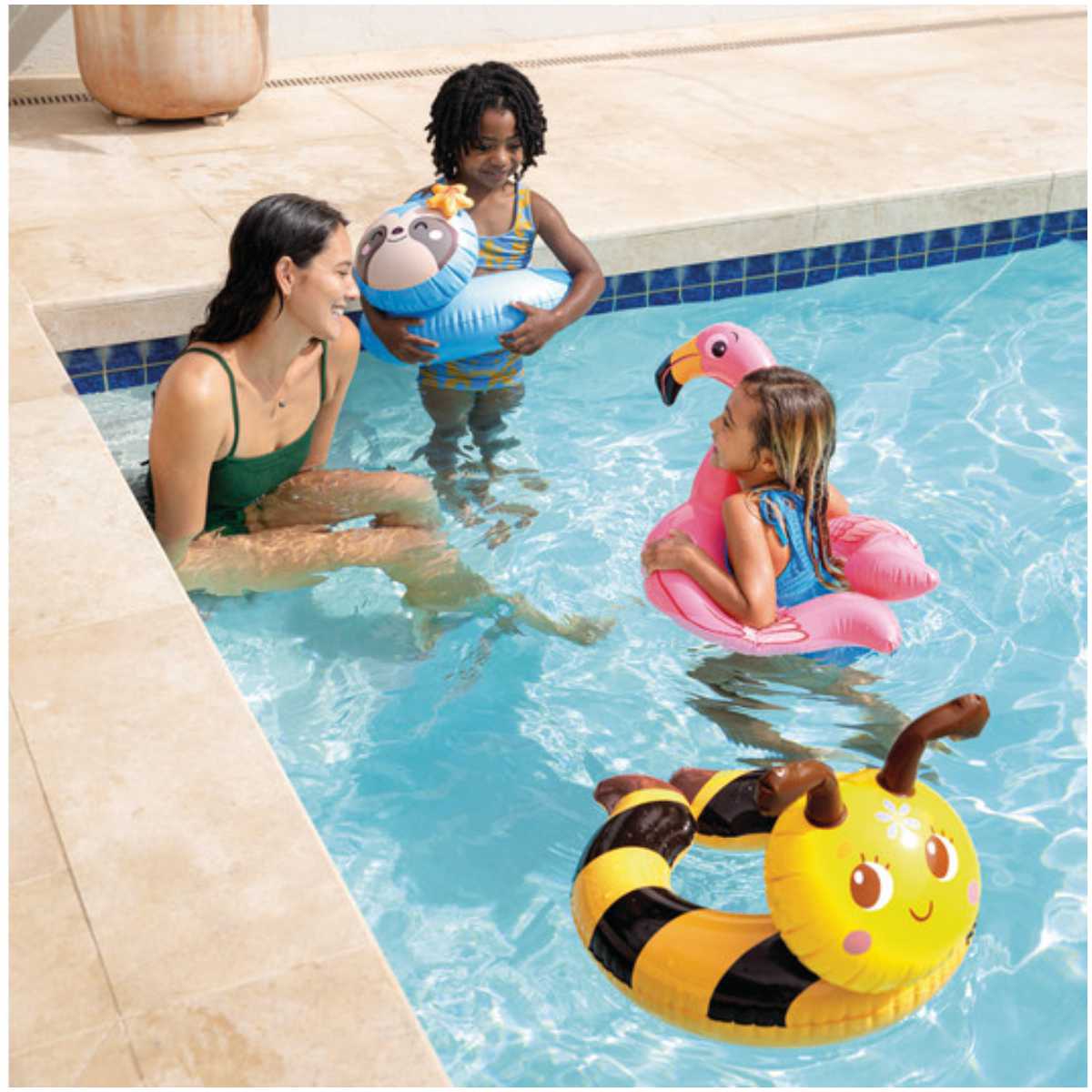 Flotador Inflable Anillo INTEX Animal Split Rings