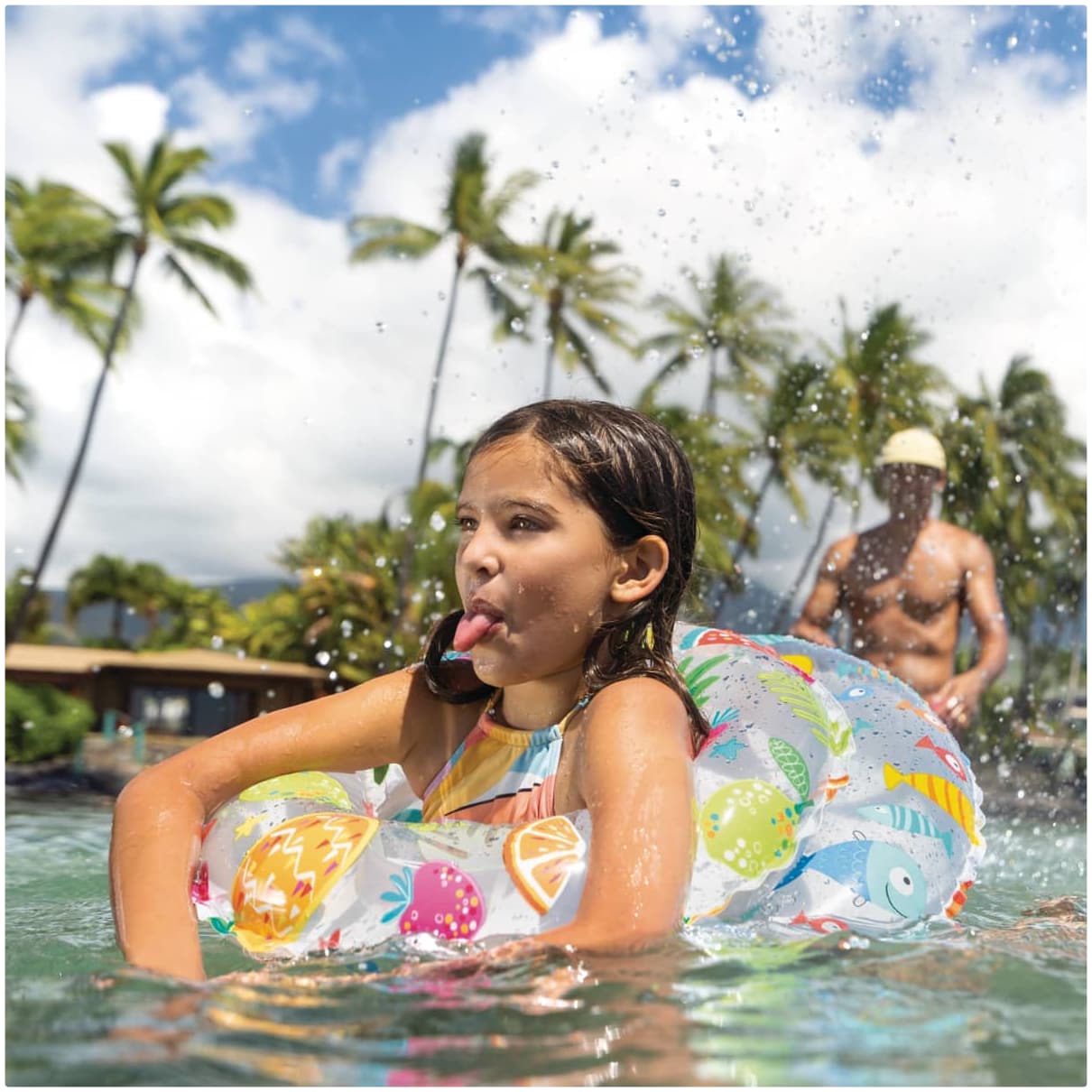 Flotador Inflable Infantil INTEX Lively Print 61 cm Surtidos