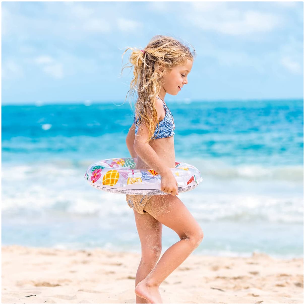 Flotador Inflable Infantil INTEX Lively Print 61 cm Surtidos