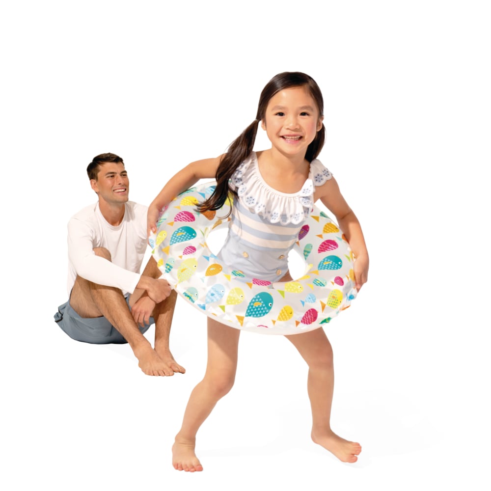 Flotador Inflable Infantil INTEX Lively Print 61 cm Surtidos