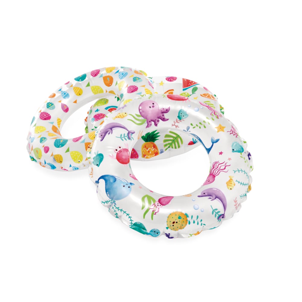 Flotador Inflable Infantil INTEX Lively Print 61 cm Surtidos