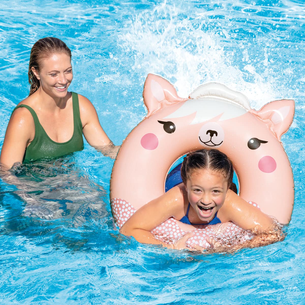 Flotador Inflable Anillo INTEX Cute Animal 76 cm