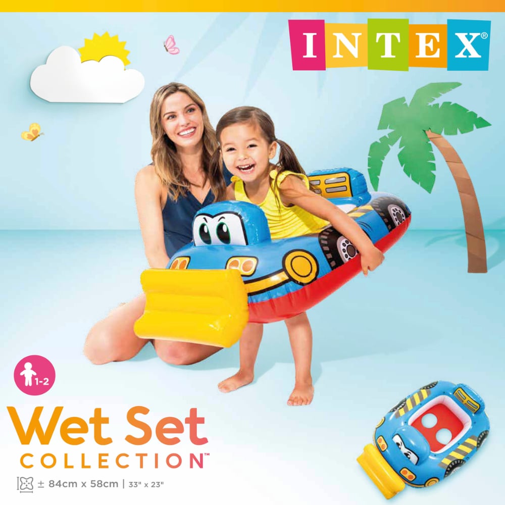Flotador Inflable INTEX con Asiento para Bebés, 1 -2 Años