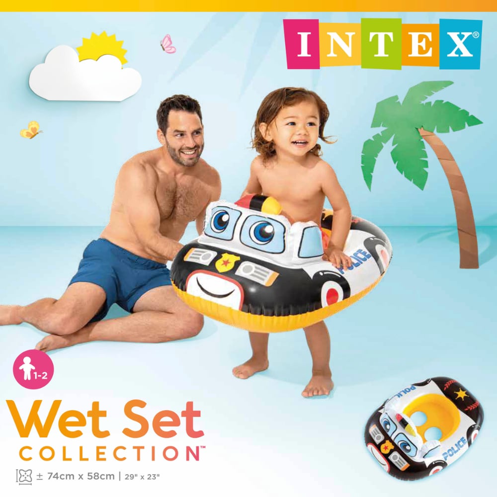 Flotador Inflable INTEX con Asiento para Bebés, 1 -2 Años
