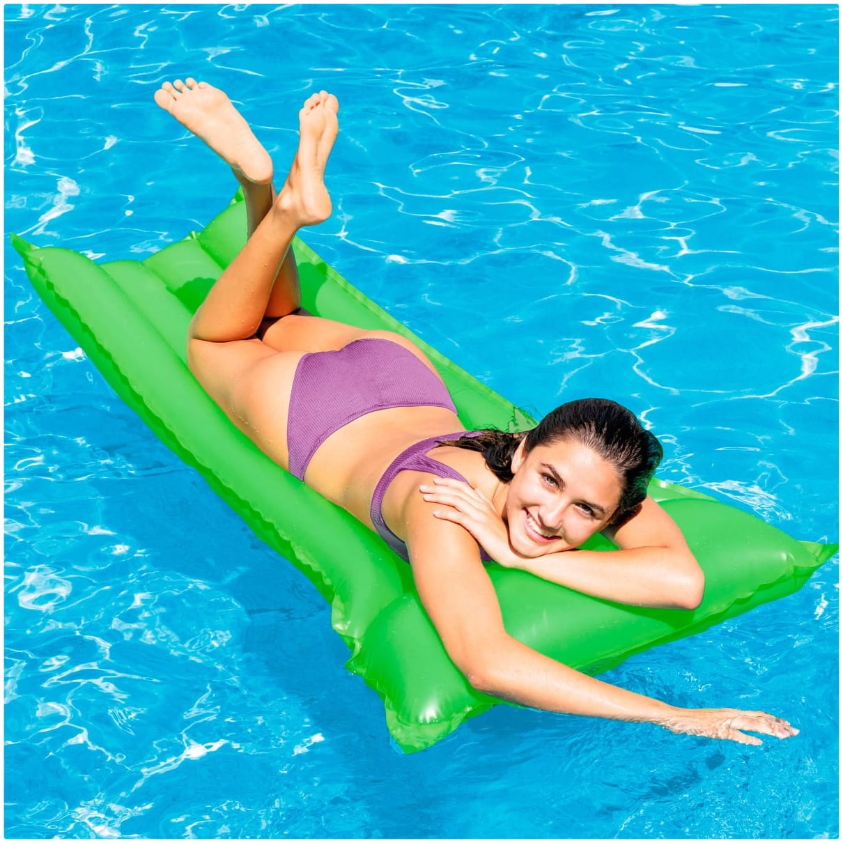 Colchoneta Inflable INTEX Neón Frost 183 x 76 cm