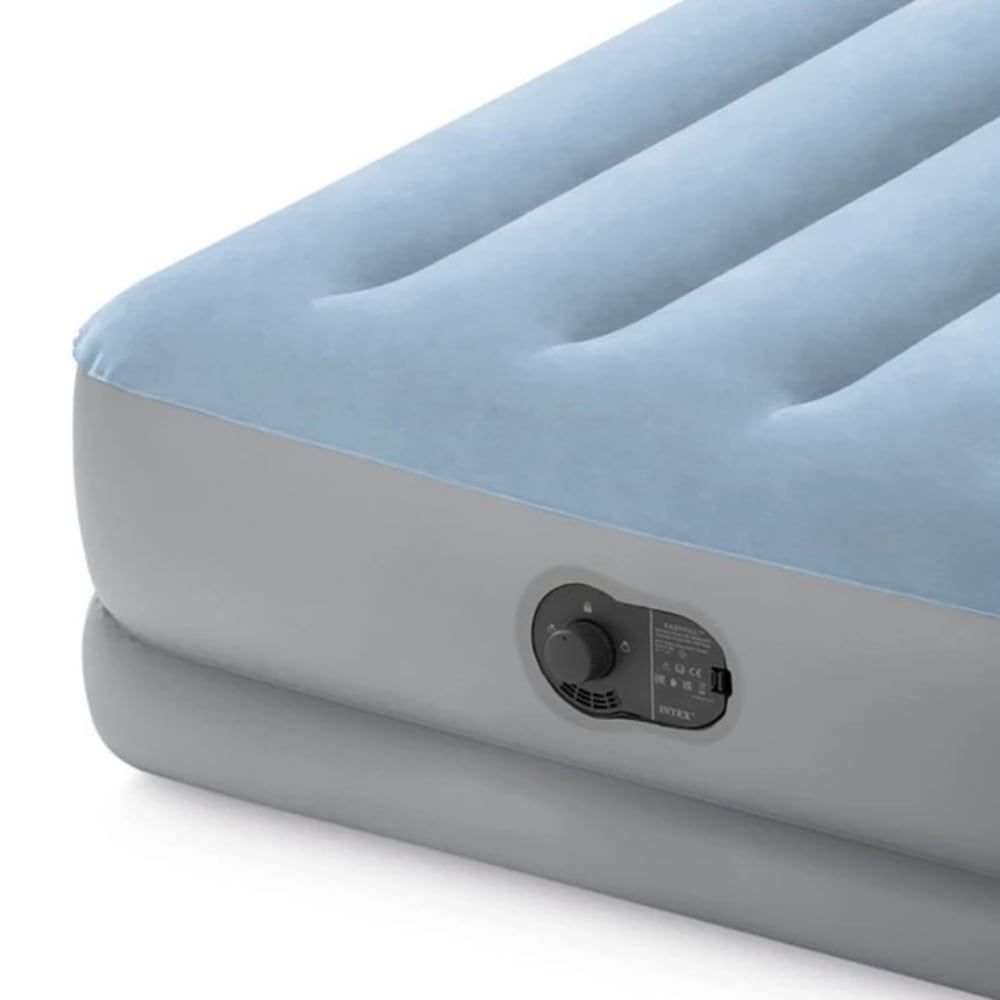 Colchón Inflable Eléctrico USB INTEX 1.5 Plazas Mid-Rise Comfort