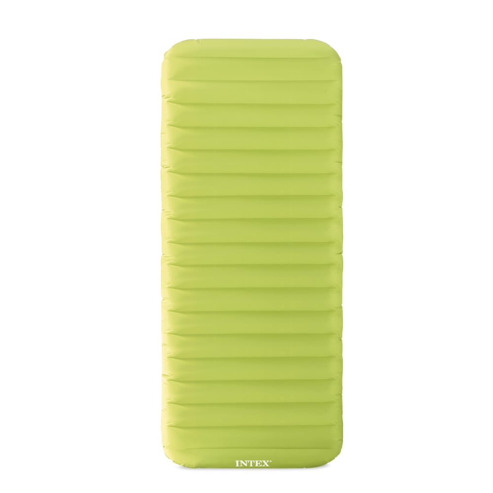 Colchón inflable individual TPU Camping Mat INTEX Truaire con Inflador Eléctrico