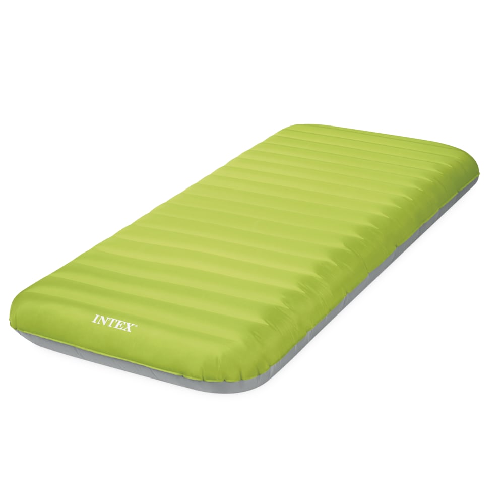 Colchón inflable individual TPU Camping Mat INTEX Truaire con Inflador Eléctrico