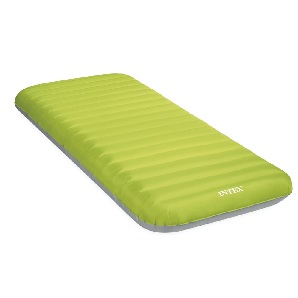 Colchón inflable individual TPU Camping Mat INTEX Truaire con Inflador Eléctrico
